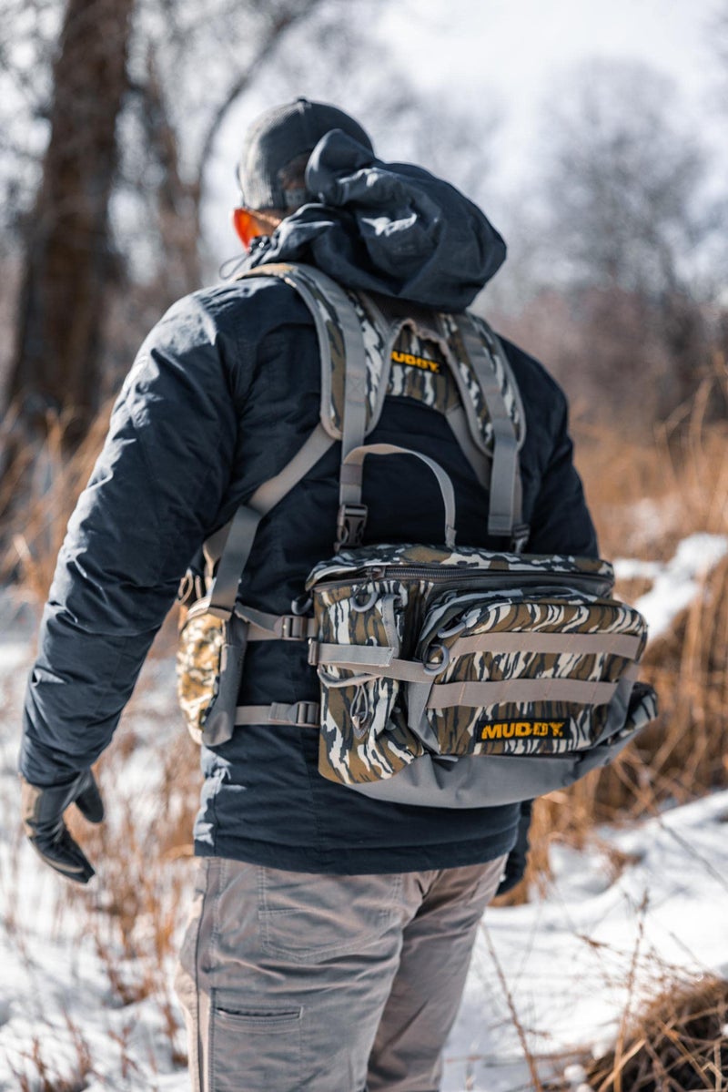 Muddy Pro 500 Lumbar Pack Mossy Oak Bottomland - Image 3
